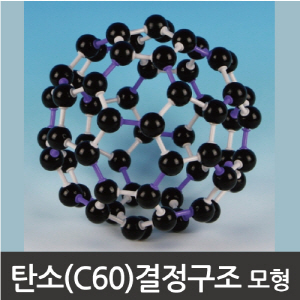 탄소(C60) 결정 구조 모형R